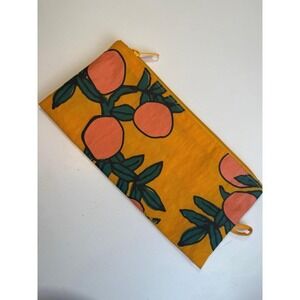Baggu Orange Trees Medium Flat Pouch